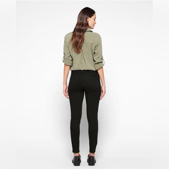 DEMOCRACY Jeri Ab Solution Skinny Jean Size 12 Black Stretch Casual Denim - Picture 2 of 13